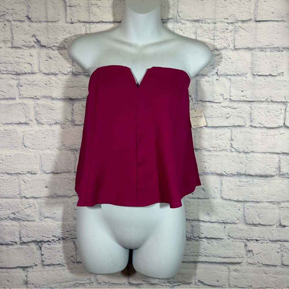NWT Intimately Free People Fuschia Pink Sleeveless Tube Tank Top Sz XS